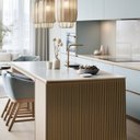 Ver imagem 2 de Painel Ripado em Placa 100x0,15cm (10,5m²) Pvc + 20 Cantoneiras