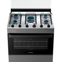 Ver imagem 5 de Fogão a Gás Mesa Inox Tampa de Vidro Forno 84l Esmaltec Ideal Top Titanium 5 Bocas Bivolt