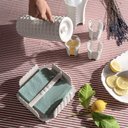 Ver imagem 2 de Porta Guardanapo de Mesa Bpa Free 20 X 20 X H7,3cm - Tiffany - Branco Leite - Guzzini