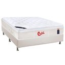 Ver imagem 1 de Cama Box Casal: Colchão Molas Ensacadas Castor Pocket Gold Star Vitagel + Base White(138x188)