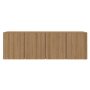 Ver imagem 5 de Armário de Cozinha Aéreo 4 Portas Multimóveis Mp2156 Rustic