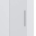 Ver imagem 4 de Guarda Roupa Canto Obliquo 70cm 1 Porta Taiga Branco L01 - Mpozenato