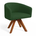 Ver imagem 1 de Kit 2 Poltronas Giratórias Arielle Suede Verde D'Rossi