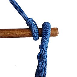 Cadeira de balanço suspensa rede de teto varias cores:Azul royal - 3
