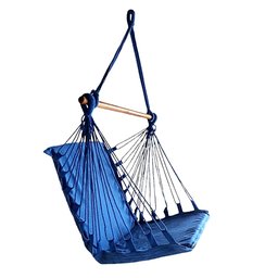 Cadeira de balanço suspensa rede de teto varias cores:Azul royal - 2