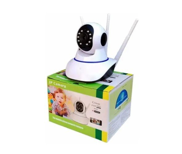 Camera Robo 3 Antenas Ip Wifi 360º 720P Sistema Yoosee/Yyp2P - 4