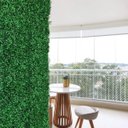 Ver imagem 1 de Pacote 10 Quadros de Folhagem Artificial Amendoim Muro Inglês Interno para Parede Verde Permanente