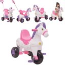 Ver imagem 3 de Carrinho de Passeio e Pedal Calesita Potó Cavalinho Rosa