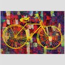 Ver imagem 2 de Quadro Bike Estilo Tela No Chassi 95X63Cm