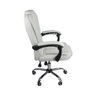 Cadeira de Escritório Presidente Reclinável Ergonômica Branco - 4