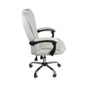 Ver imagem 4 de Cadeira de Escritório Presidente Reclinável Ergonômica Branco