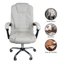 Ver mais imagens de Cadeira de Escritório Presidente Reclinável Ergonômica Branco