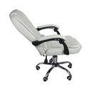 Ver imagem 3 de Cadeira de Escritório Presidente Reclinável Ergonômica Branco