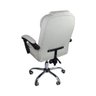 Cadeira de Escritório Presidente Reclinável Ergonômica Branco - 2
