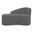 Ver imagem 7 de Namoradeira Compacta Decorativa Orgânica Auren 100cm Suede Cinza - Desk Design
