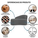 Ver imagem 4 de Namoradeira Compacta Decorativa Orgânica Auren 100cm Suede Cinza - Desk Design