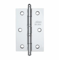 Dobradiça de Porta Pino e Bola com Anel 3.1/2" x 2.5/16" com 3 Peças Stam - 1