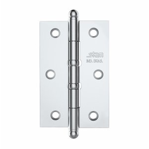 Dobradiça de Porta Pino e Bola com Anel 3.1/2" x 2.5/16" com 3 Peças Stam