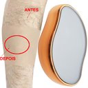 Ver imagem 4 de Depilador Pedra Cristal Magico Esfoliante Remove Pelos Rosto Braços Maos Perna Corpo Reutilizavel Hi