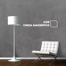 Cimento Queimado Rústico Decora Fácil Efeito Decorativo - 3.6l - Cinza Magnífico - 2