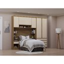 Ver imagem 1 de Guarda Roupa Solteiro Modulado 5 Portas e 6 Gavetas Veneza Luciane Móveis