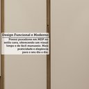 Ver imagem 7 de Guarda Roupa Solteiro Modulado 5 Portas e 6 Gavetas Veneza Luciane Móveis