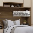 Ver imagem 6 de Guarda Roupa Solteiro Modulado 5 Portas e 6 Gavetas Veneza Luciane Móveis