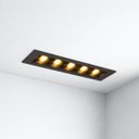 Ver imagem 4 de Spot Led 10w Embutir Dotlight 5 Focos Direcional 15° Luz Quente Luminatti St3281-preto