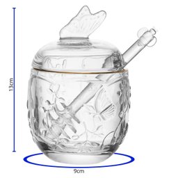 Meleira New Butterfly em Cristal Ecológico com Pegador Fio de Ouro 250ml - 2