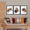 Ver imagem 1 de Kit 3 Quadro Decorativo Sofisticado Preto