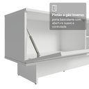 Ver imagem 6 de Rack para Tv até 80 Polegadas 218 Cm 2 Portas Branco Vik Madesa