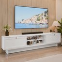 Ver imagem 1 de Rack para Tv até 80 Polegadas 218 Cm 2 Portas Branco Vik Madesa