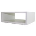 Ver imagem 2 de Mesa Suspensa De Cabeceira Mdf Branca 35X13X20