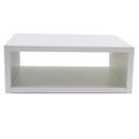 Ver imagem 1 de Mesa Suspensa De Cabeceira Mdf Branca 35X13X20