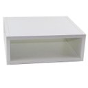 Ver imagem 3 de Mesa Suspensa De Cabeceira Mdf Branca 35X13X20