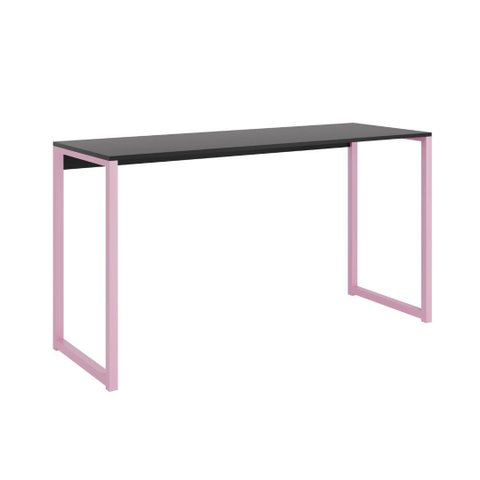 Avaliando Mesa Escrivaninha Industrial Desk 90 Color Pés de Ferro Preto Rosa