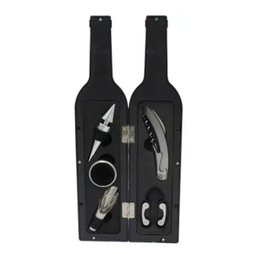 Kit Vinho 5 Peças Canivete Saca Rolhas + Anel de Gargalo + Tampa Dosadora + Tampa de Bico + Corta - 3 Kit Vinho 5 Peças Canivete Saca Rolhas + Anel de Gargalo + Tampa Dosadora + Tampa de Bico + Corta - 3