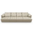 Ver mais imagens de Sofá Retrátil 4 Lugares para Sala 339cm Dijon Couro Creme S07 - Mpozenato