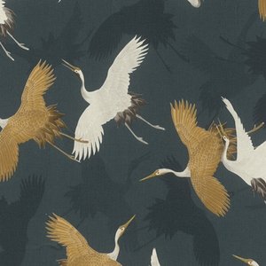 Papel de Parede Barbara Home Floral Azul Escuro 560664