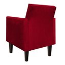 Ver imagem 3 de Poltrona Jade Vermelho Slk Decor