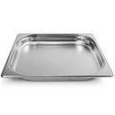 Ver imagem 2 de Kit 4 Cubas Gastronômica Inox 2/3 40mm Buffet Restaurante 3,4l Industrial 35,4x32,5x4cm