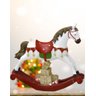 Estatueta Cavalo de Balanço Carrossel Presentes Resina 17cm - 2