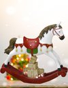 Ver imagem 2 de Estatueta Cavalo de Balanço Carrossel Presentes Resina 17cm