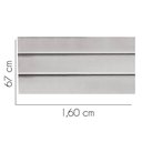 Ver imagem 2 de Painel Cabeceira Estofada Argentina 160cm Cama Box Queen Corino Cinza Claro- Mabe Magazine
