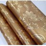 Papel De Parede Floral Flores-italiano-tons Dourado, Ouro - 5