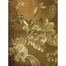 Papel De Parede Floral Flores-italiano-tons Dourado, Ouro - 3