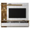Painel para TV até 60 Polegadas Trend 3 Portas Branco/Cinanomo/Carrara - Bechara - 3
