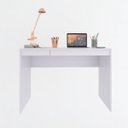 Ver imagem 3 de Mesa Escrivaninha Office 2 Gavetas Branco - Pnr Móveis