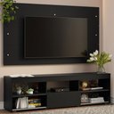 Ver imagem 1 de Rack com Painel para Tv até 65 Polegadas Preto Madesa