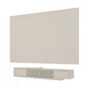 Ver imagem 3 de Rack Extensível Ripado com Painel TV 86 Polegadas Planejado 360x250cm Aruá CabeCasa MadeiraOriginals Off White